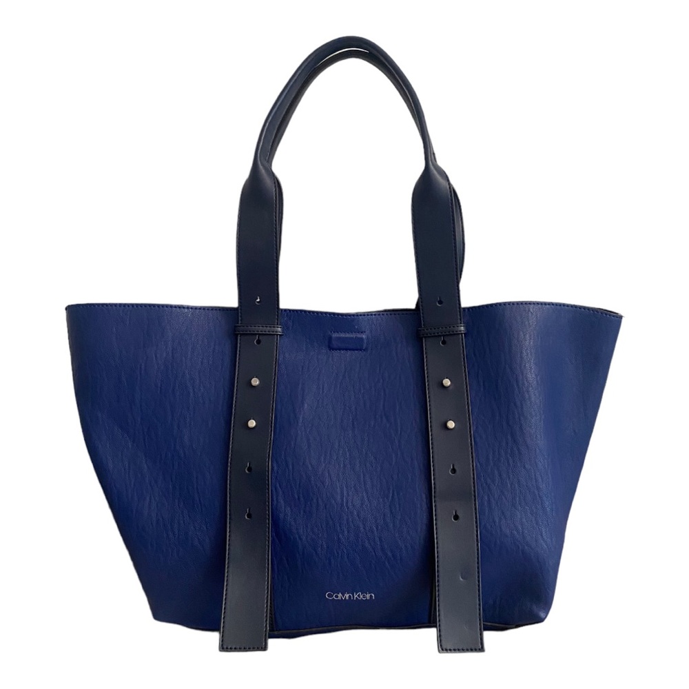 Calvin Klein Blue Two Tone Tote Bag